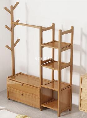 衣帽架卧室落地挂架物家用多功能置架子房衣间简挂约现代CXR衣服