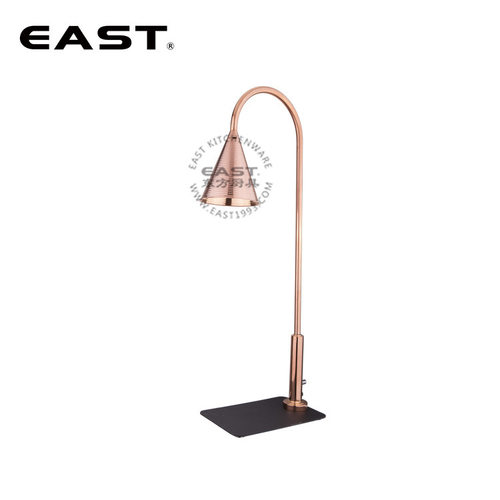 黑色板座镀金精钻叭形暖菜灯【EAST东方厨具】