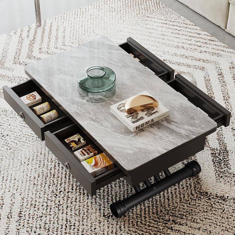 升降岩茶几571变桌两用折叠移板动桌一体式小户ly餐d