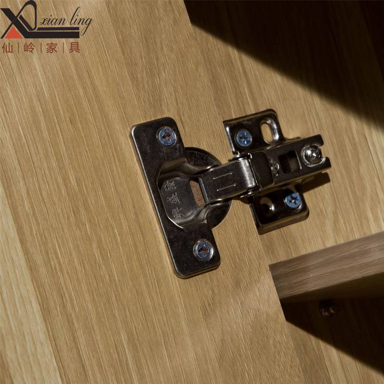 乐式白胡桃简约现代衣柜1.6米1.4米1.2米经济型板式衣柜推拉门