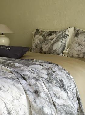 高0端冷凝进口兰精天丝四件套春夏用10122凉S莱赛尔印花感被套床