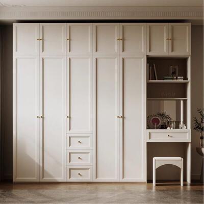 衣柜家用奢简约室轻奶油简易组装组合衣卧橱储物儿KWL柜童收纳意