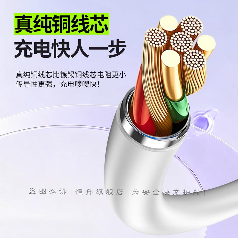 适6用oippoFin超级闪充dX2数据线oppoFindX2Pro5快充线oppo超级闪充W瓦FndX2手机Lite充电线FindX2Pro加长2米 - 实物图