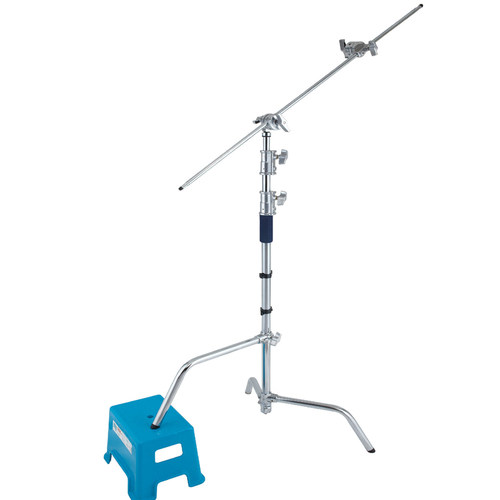 升降型魔术腿K-3固定脚可升降C型架可调魔术架影视镀钢灯架沙袋