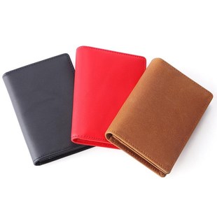 头层疯马油蜡名片卡包商务真名片包男女大容量平纹名片夹定制