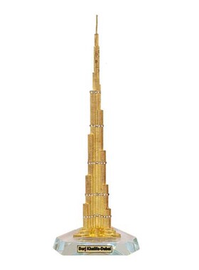 迪拜哈利法塔模型念品摆件大迪拜塔哈利法塔金属哈利法塔建筑模型