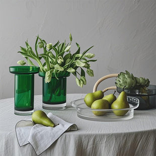 LIMELIGHT透明花瓶欧式 简约客厅插花摆件 BODA进口水晶玻璃 KOSTA