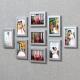 饰客厅背景创意相框挂墙组合卧室相册墙相片墙 照片墙装 7寸9个