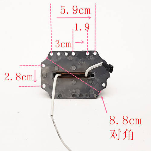 方形足浴盆加热管通用发热管中小体积洗脚盆发热体椭圆电热片配件