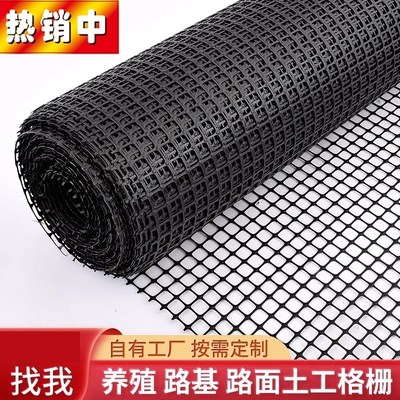 自粘式单向三向格栅玻纤涤纶双向路基沥青层塑料复合钢塑土工格栅