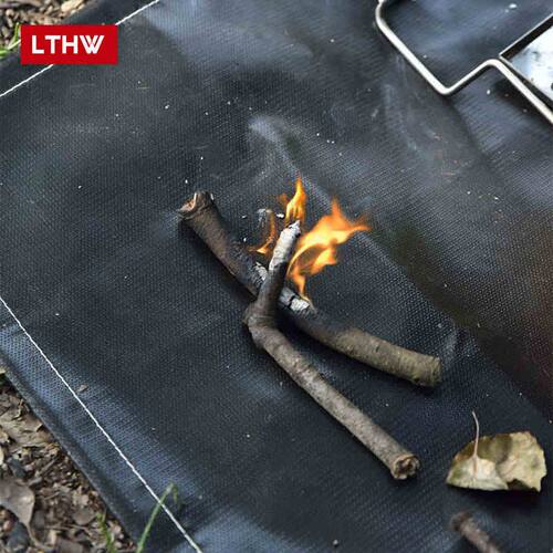 LTHW旅腾户外烧烤炉防火垫隔热垫玻璃纤维耐高温防烫阻燃防火毯