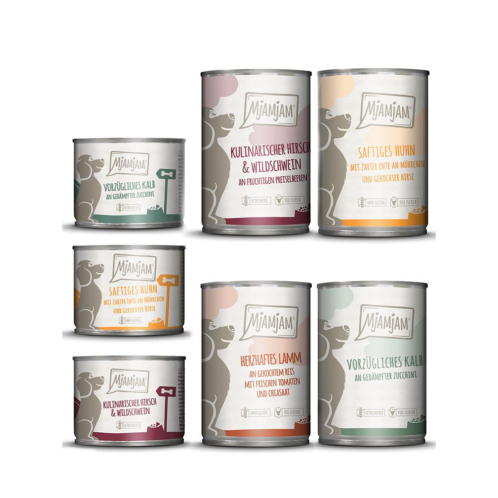德国海淘mjamjam犬用宠物狗狗全犬期主食罐头无谷湿狗粮mj狗罐头