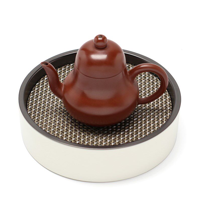 潮州朱泥手拉壶紫砂壶工夫茶具思婷壶红泥小侧把茶壶大红袍冲罐