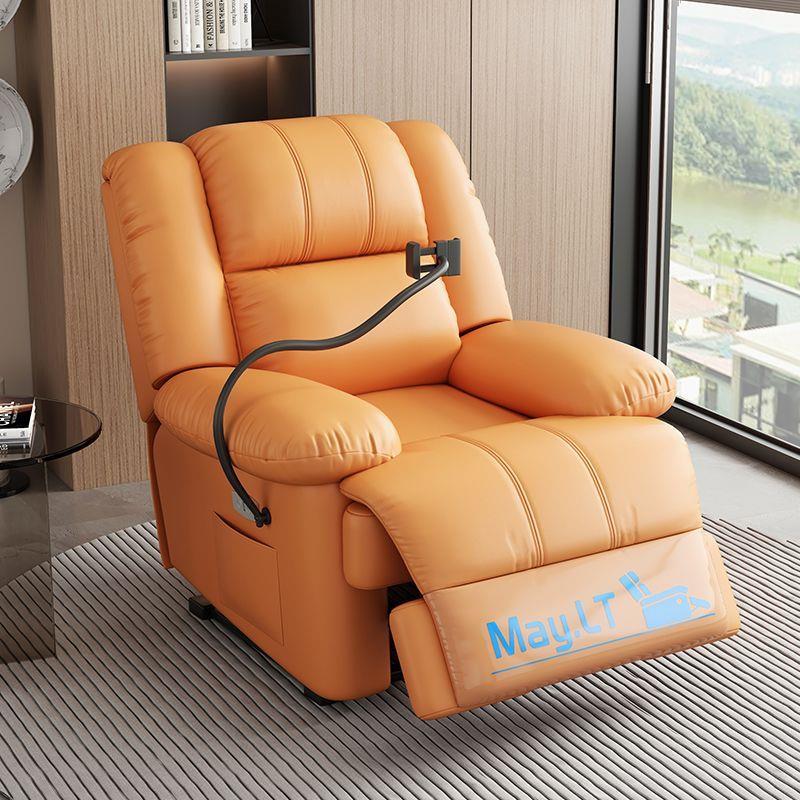 多功能太空沙发舱客厅电动按摩可摇旋转美甲美容躺椅懒人单人沙发