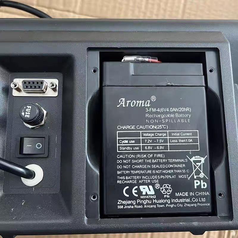 上海耀华XK3190A12+E地磅仪表显示器电子称蓝牙秤6V4AH原装蓄电池