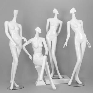 个性款抽象服装店女全身模特道具女假人体橱窗陈列韩版人偶模特架
