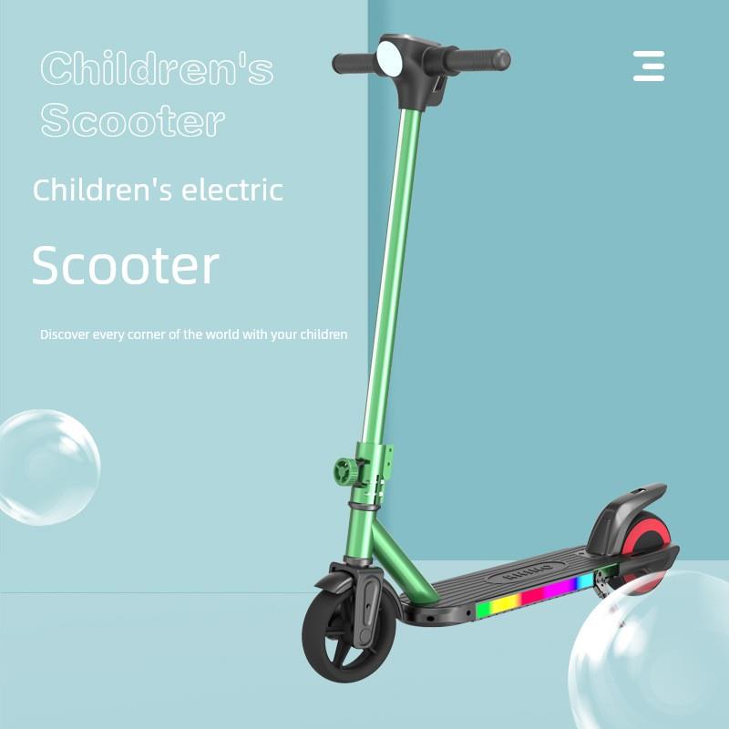 新中型和大型儿童电动两轮滑板车6-12岁可折叠锂电池便携式移动滑