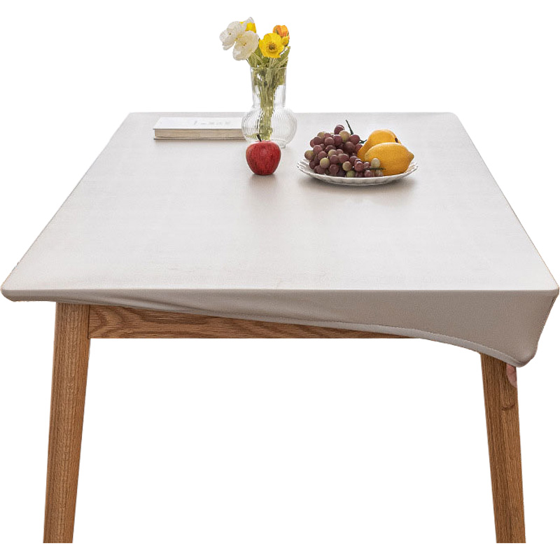 长方形餐桌布全包防水防油免洗桌套防烫弹力科技布台布茶几布桌罩