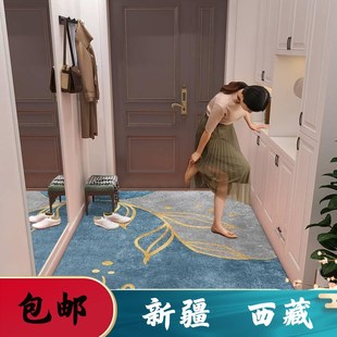 新疆北欧简约入户门地垫玄关进门家用地毯门垫门口脚垫防滑耐