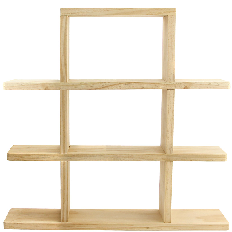 实木质窗台花架子多层室内多肉小花架原木桌面阳台迷你置物植物架