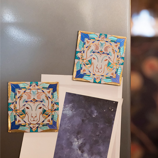 国家大剧院 新款文创埃及图腾冰箱贴个性创意精致磁力磁性贴装饰