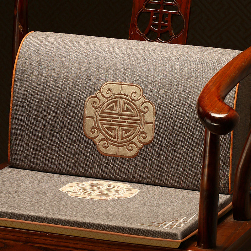 中式红木沙发靠枕坐垫靠背一体茶椅护腰实木太师椅圈椅座椅腰靠垫,居家布艺,腰靠垫,淘宝优惠券,粉丝福利购,淘宝优惠卷