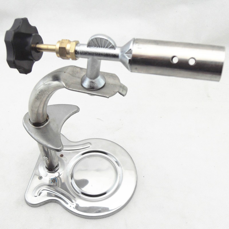 高温喷火枪卡式瓦斯喷灯架 带底座喷灯喷枪可放置喷灯架TQ-2419