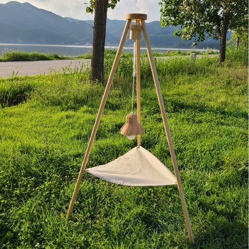 户外灯架野营灯杆便携三角营地灯架 折叠马灯支架露营账蓬灯支架