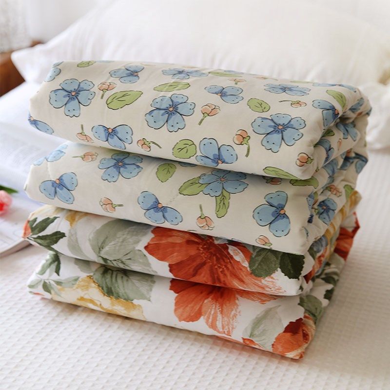 2024新款100%里外全棉夏凉被双人单人可机洗夏季薄款被子芯空调被,床上用品,棉花被,淘宝优惠券,粉丝福利购,淘宝优惠卷