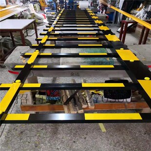 四方栅栏金色捷停顺栅栏双层三层栅栏F杆停车场小区门卫升降杆拦