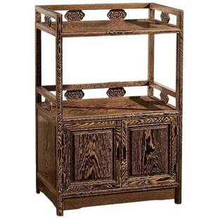 红木家具茶水柜 酒柜实木边y几小置物架子 餐边柜 茶水柜花梨木