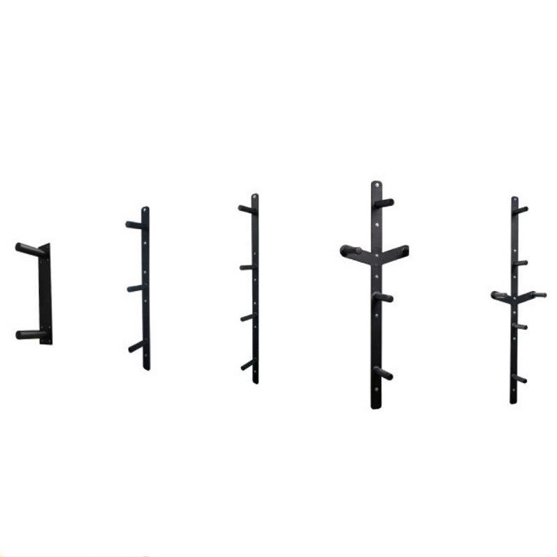 墙体杠铃片收纳架多层杠铃片架挂杆奥片墙体储物架健身器材收纳架