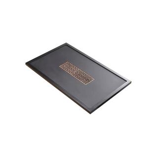 家用大小号整块石材盖板茶台漏水 乌金石茶盘定制茶桌配件内嵌入式