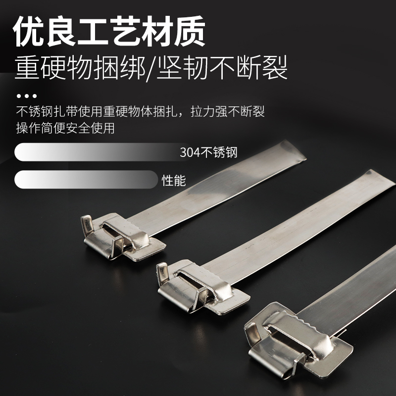 不锈钢扎带盘带/牙扣L扣螺丝扣扎带工具收紧钳钢扎带收紧器打包扣