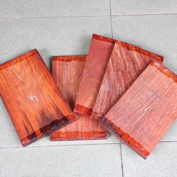 老挝大红酸枝木料板料规整料方y料红木家具面板料牌子料砚盒料块