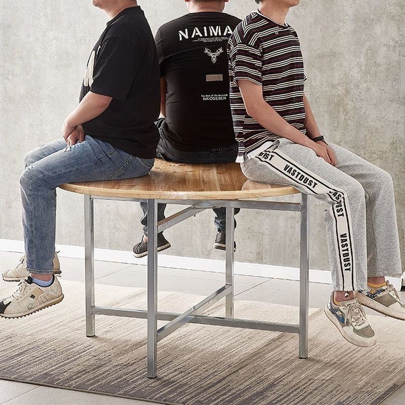 加厚铁艺镀锌桌腿架架子腿加厚桌子脚通用型可折叠支架活动桌脚架