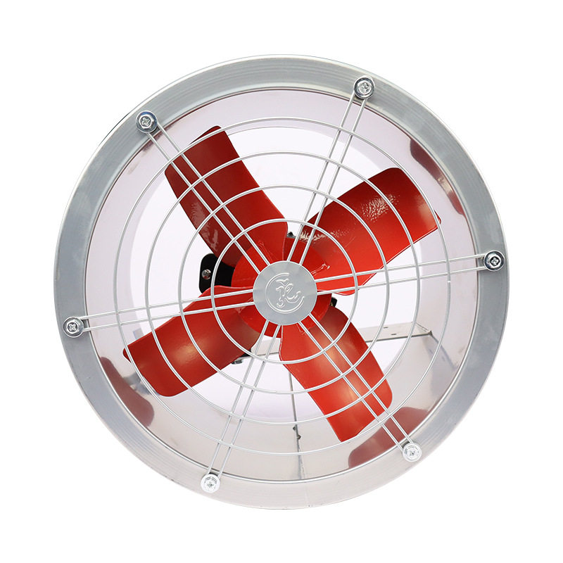 金羚排气扇强力圆筒轴流抽风机高速管道换气扇厨房油烟工业排风扇