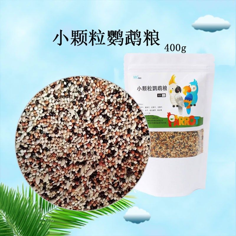 400g2包鸟食牡丹玄风 虎皮鹦鹉粮鸟饲料鸟食物带壳黄谷子小颗粒