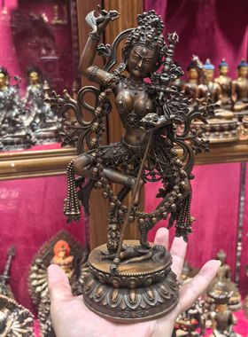 金刚亥母/多吉帕姆/多吉帕母/27cm紫铜佛像梵天藏传文化佛堂摆件