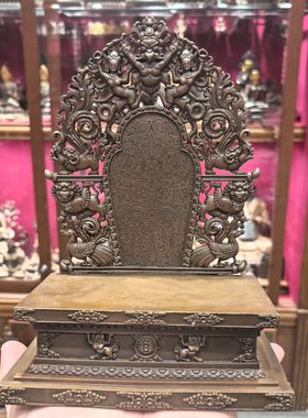 法座/佛台/佛像底座/20公分紫铜材质/可放10厘米左右佛像