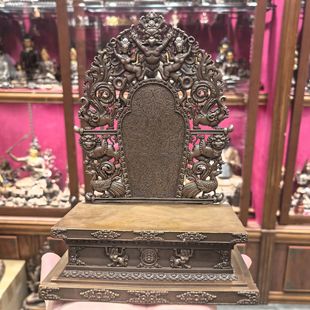 法座/佛台/佛像底座/20公分紫铜材质/可放10厘米左右佛像