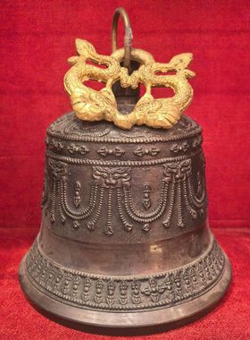 风铃/门铃/铃，尼泊尔释迦族工艺，高15.5cm（不算铃环）