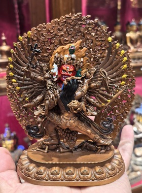 马头明王/马头金刚/旦真/旦增/马头明王金刚橛/15cm藏传佛像摆件