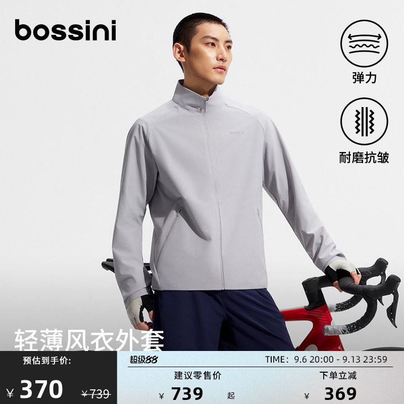 堡狮龙轻薄防风立领徒步风衣图片