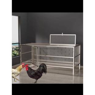 鸡笼子不锈钢加厚家用室外大号室内楼顶养鸡鸭专用笼鸡棚防雨防鼠