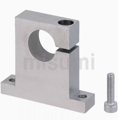 开口导向轴支座GCP01支撑座T型SHWTA20-25立式单边侧开口光轴底座