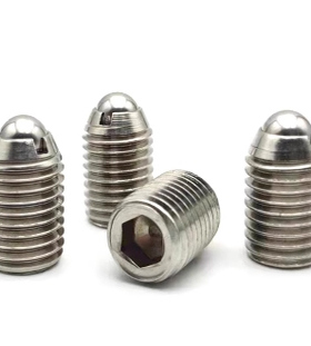 不锈钢定位球头柱塞BMSL3-M16加长型塞钢珠超轻载型波珠螺丝ZAH51