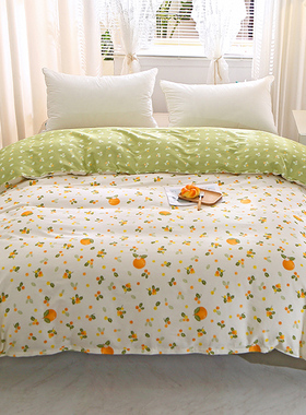 纯棉被套单件100全棉夏季宿舍单人被罩150x200x230双人180x220