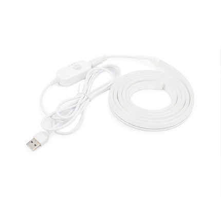 免布线感应灯带USB充电LED灯条人体无线电池氛围展示柜衣柜床下灯