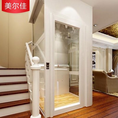 家用电梯二层三四五六层室内小型液压曳引升降自建房别墅观光电梯